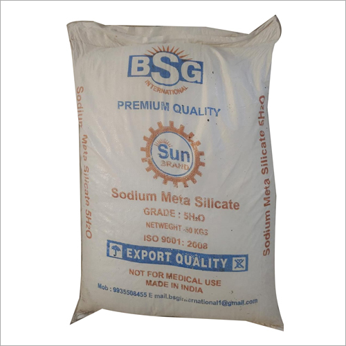 50 kg 5H20 Grade Sodium Meta Silicate