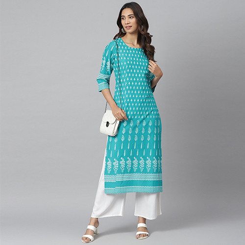 Printed Cotton Women Kurti