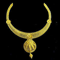Heavy Weight Bridal Gold Necklace
