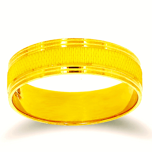 The Titan Men's Gold Titanium Ring – Modern Gents