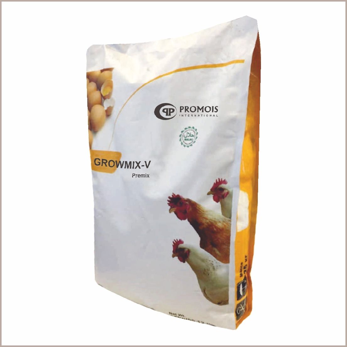 Gromixes for poultry feed