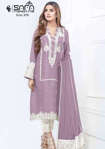 Safa Fashion 978 Georgette Stretchable Pants Suits