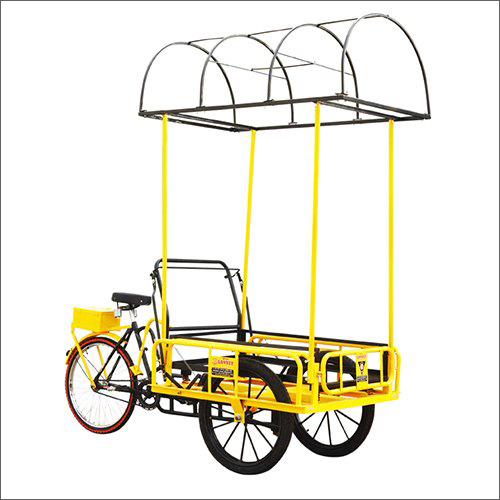 Metal Ms Ice Cream Cycle Trolley Cart