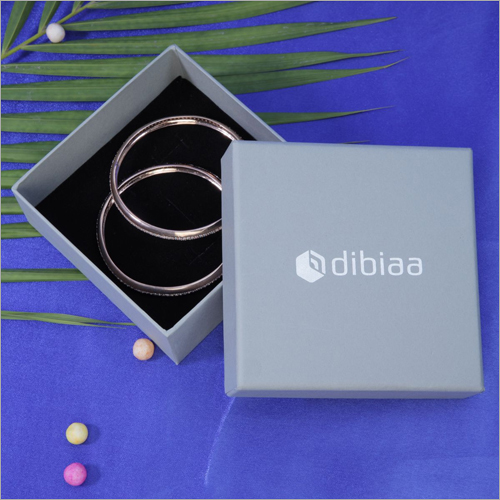 Bangle Square Box - Paper Material, Various Sizes Available | Folding Design with Portable Handle for Convenient Jewelry Storage