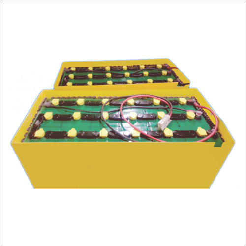 Yellow Forklift Battery