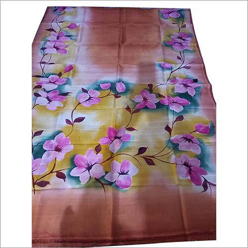 Stylish Printed Silk Saree