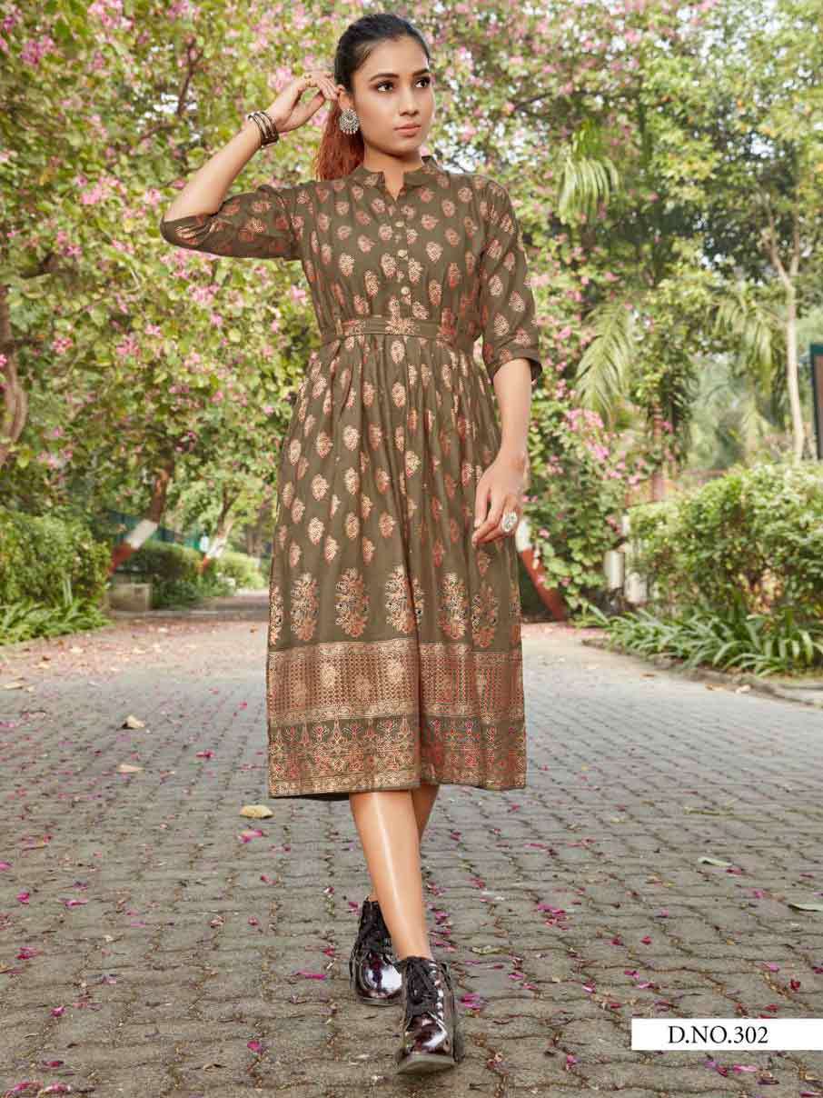 Style Out Vol 3 Rayon Slub Kurtis Collection