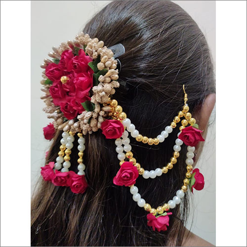 Buy Pack of 2 Hair Accessories Multicolor Gajra Artificial Flower Online in  India  Etsy