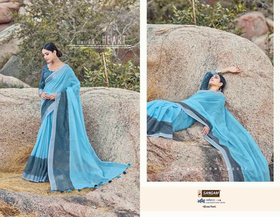 Kaaya Linen Cotton Sarees Catalogue Set Supplier