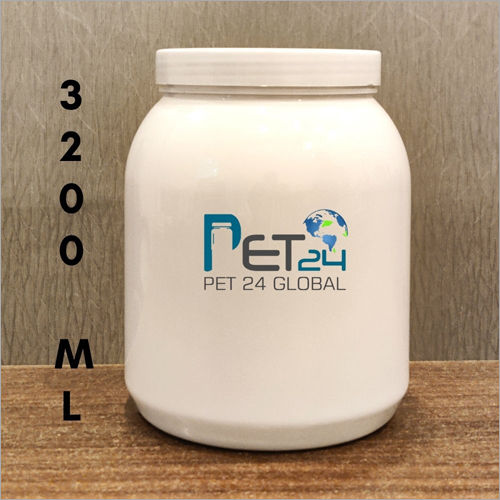 White 3200Ml Supplements Jar