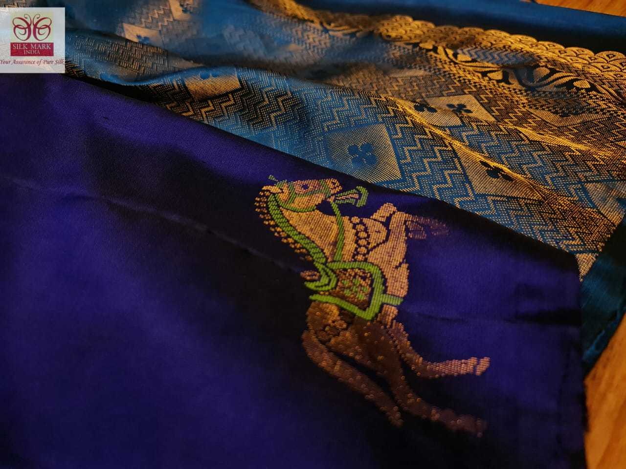 Kanjivaram Soft Silk Handwoven Saree