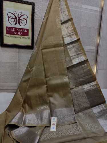 Silk Saree Silver Jarie Pasted Colour