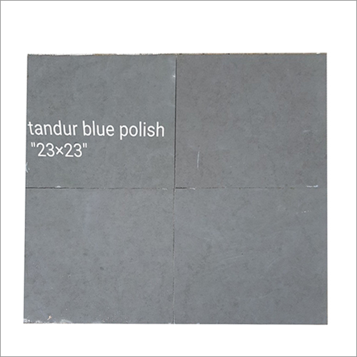 23X23 Inch Tandur Blue Polished Stone Solid Surface