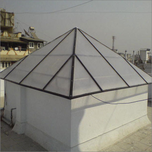 Polycarbonate Pyramid Shed
