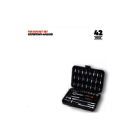 Hand Socket Sets Kit-skt In Blow Moulded Cases 42 Piece