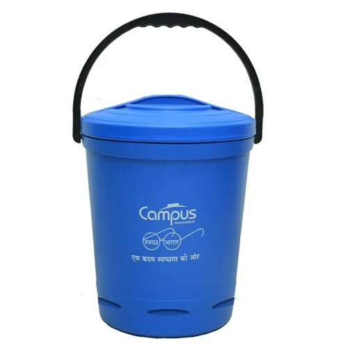 20 Litre Plastic Dustbin - Color: Blue