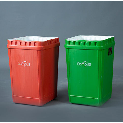 40 Liter Plastic Square Dustbin