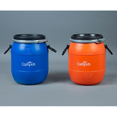 25 Litre Hdpe Open Top Drum - Color: Blue