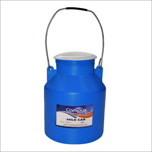 5 Litre Blue Plastic Milk Can