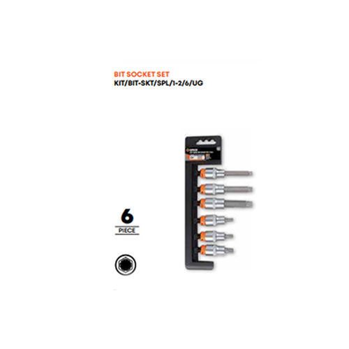 Hand Socket Sets KIT-SKT in Blow Moulded Cases 6 Piece