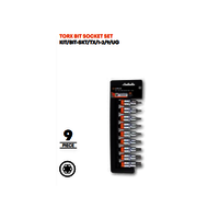 Hand Socket Sets Kit-skt In Blow Moulded Cases 9 Piece