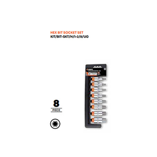 Hand Socket Sets KIT-SKT in Blow Moulded Cases 8 Piece