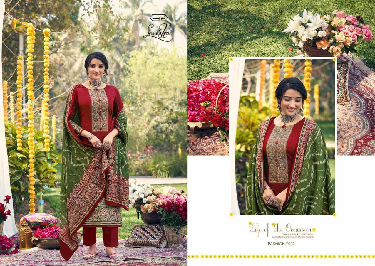 Parnika Pure Lawn Cotton Dress Material Collection