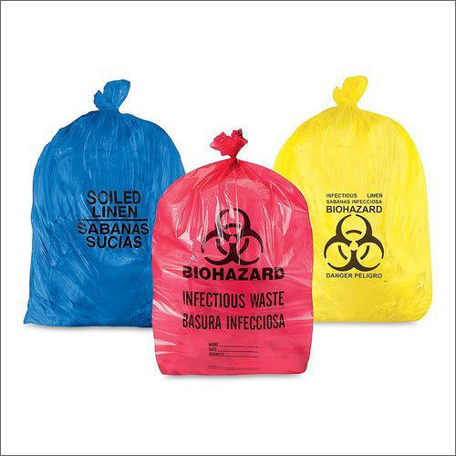 Yellow Bio Hazard Garbage Bags