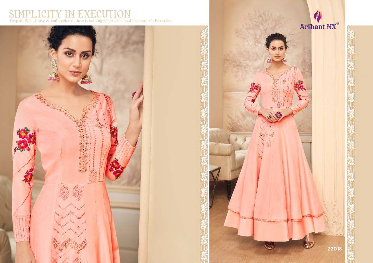 Nazar Vol 2 Pure Georgette Wedding Wear Gown Catalog Set