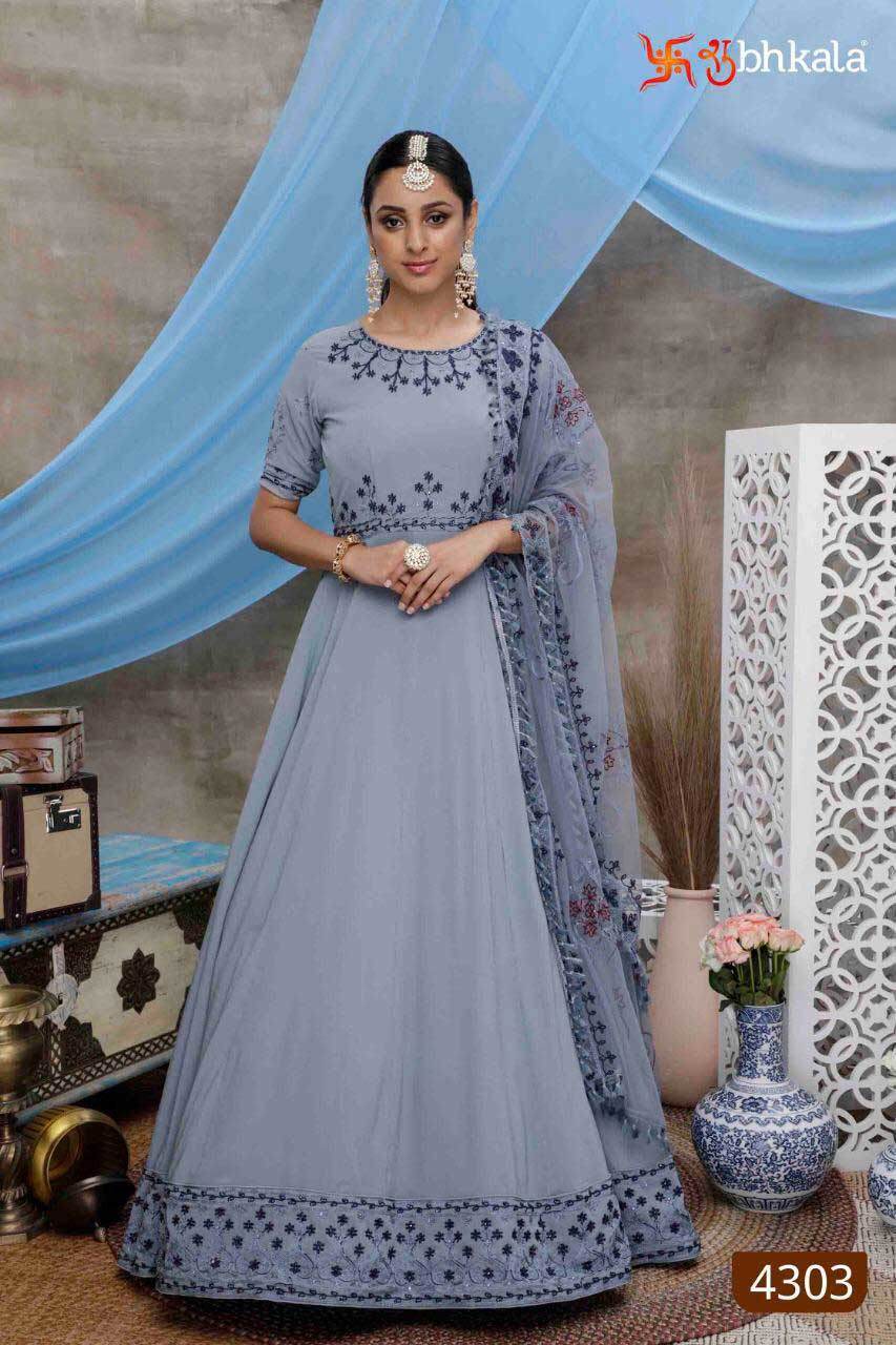 Nazar Vol 2 Pure Georgette Wedding Wear Gown Catalog Set