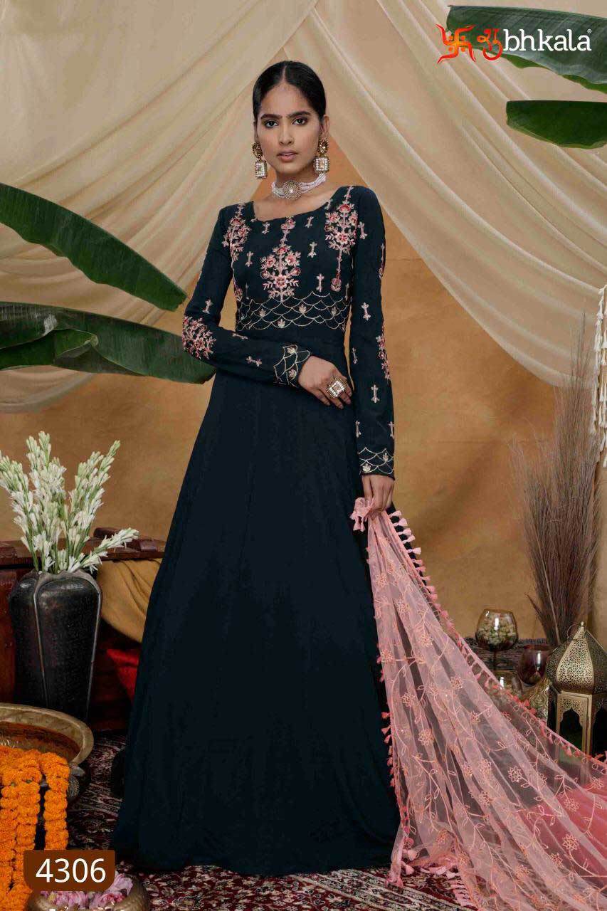 Nazar Vol 2 Pure Georgette Wedding Wear Gown Catalog Set