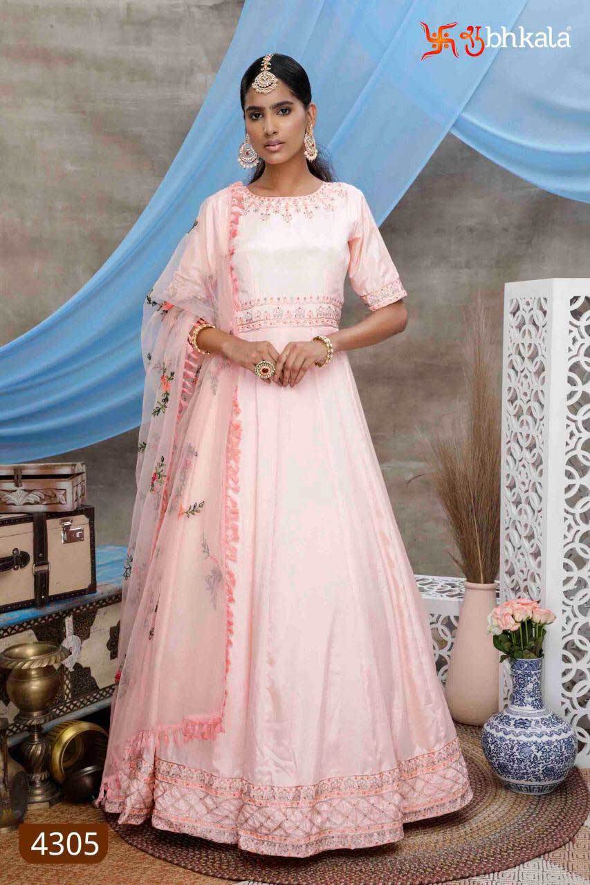 Nazar Vol 2 Pure Georgette Wedding Wear Gown Catalog Set