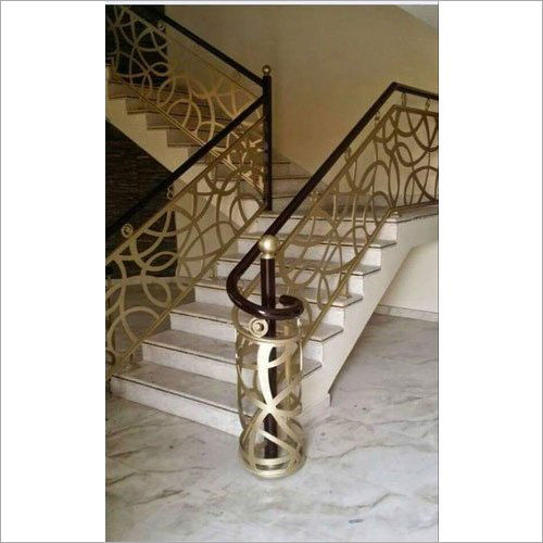 CNC Cutting Mild Steel Staircase Railing Fabrication in Dehradun ...