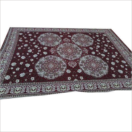 Anti Slip Designer Kalmkari Floor Carpet