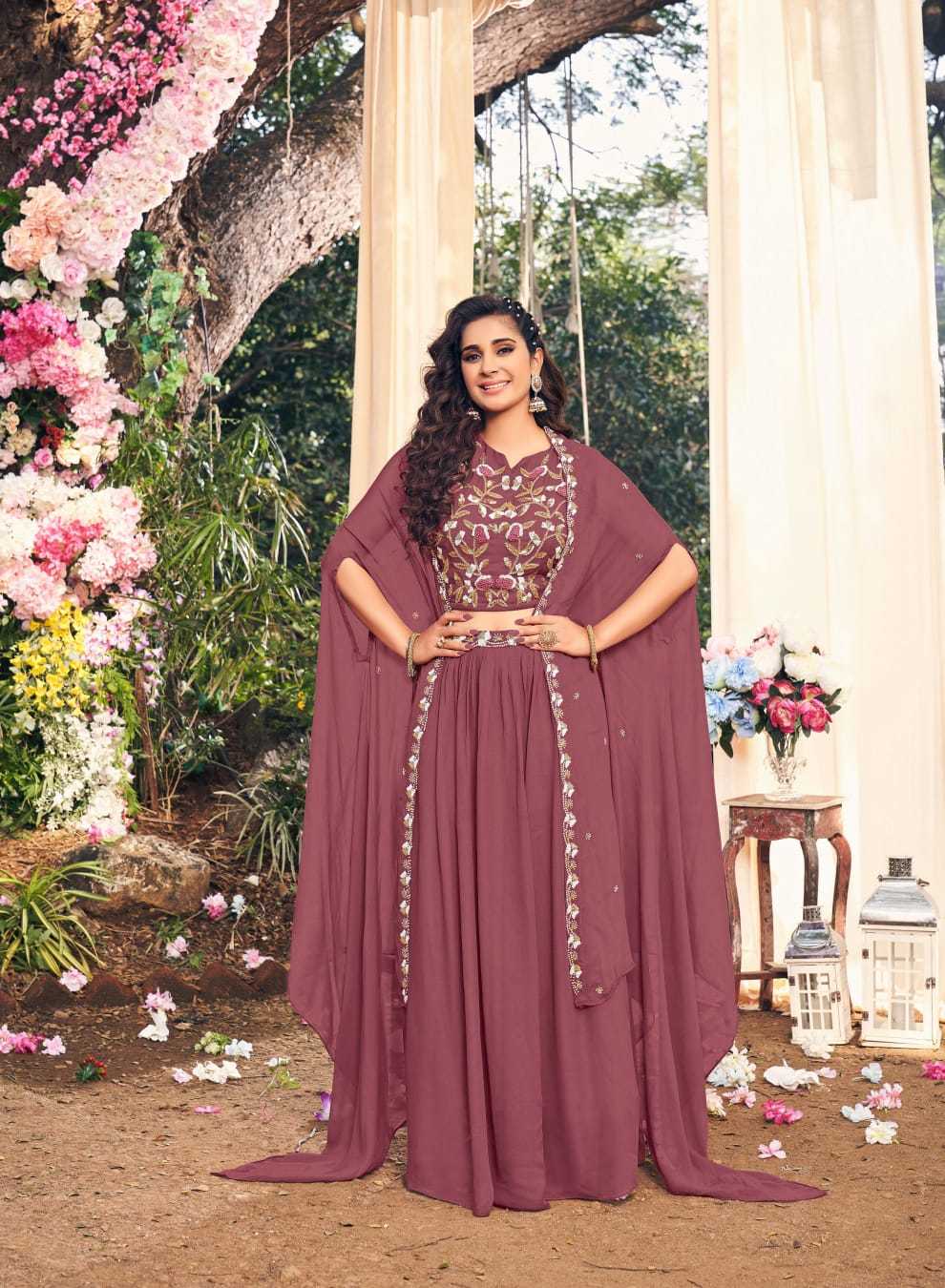 Nazar Vol 2 Pure Georgette Wedding Wear Gown Catalog Set