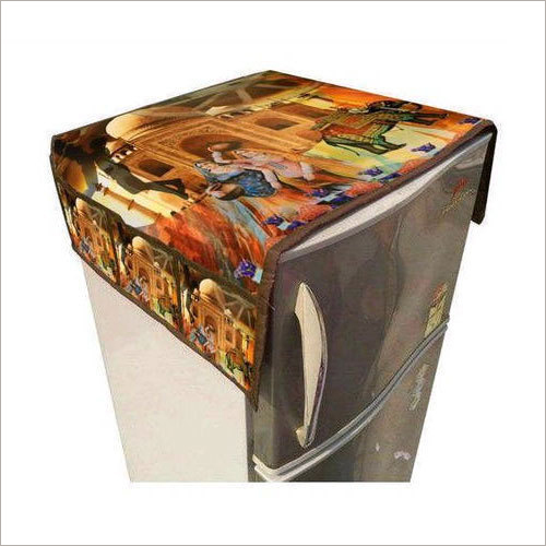 Rectangular Printed Fridge Top Cover