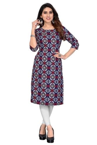 Multi Color Ladies Trending Printed Kurtis