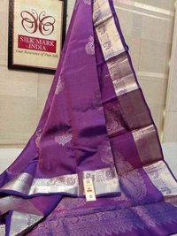 Soft Butta Silver Jarie Saree
