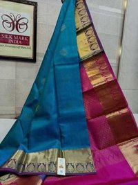 Kanjivaram Silver Jarie Butta