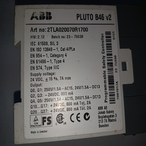ABB 2TLA020070R1700 PLC MODULE