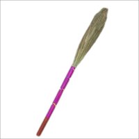 Violet Plastic Handle Grass Broom