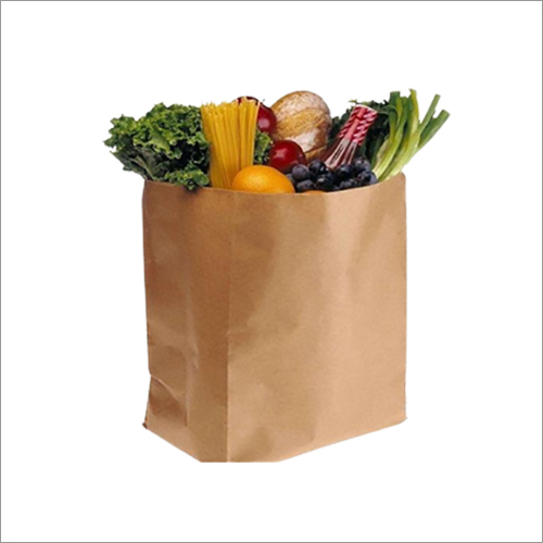 Brown Grocery Paper Pouch