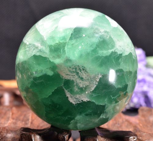 green Fluorite Sphere