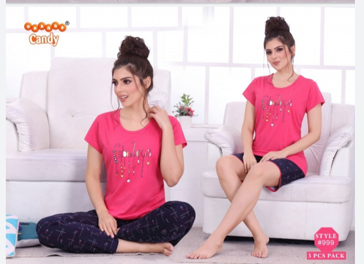 Vassu Batik Cotton Night Gown Nighty Collection