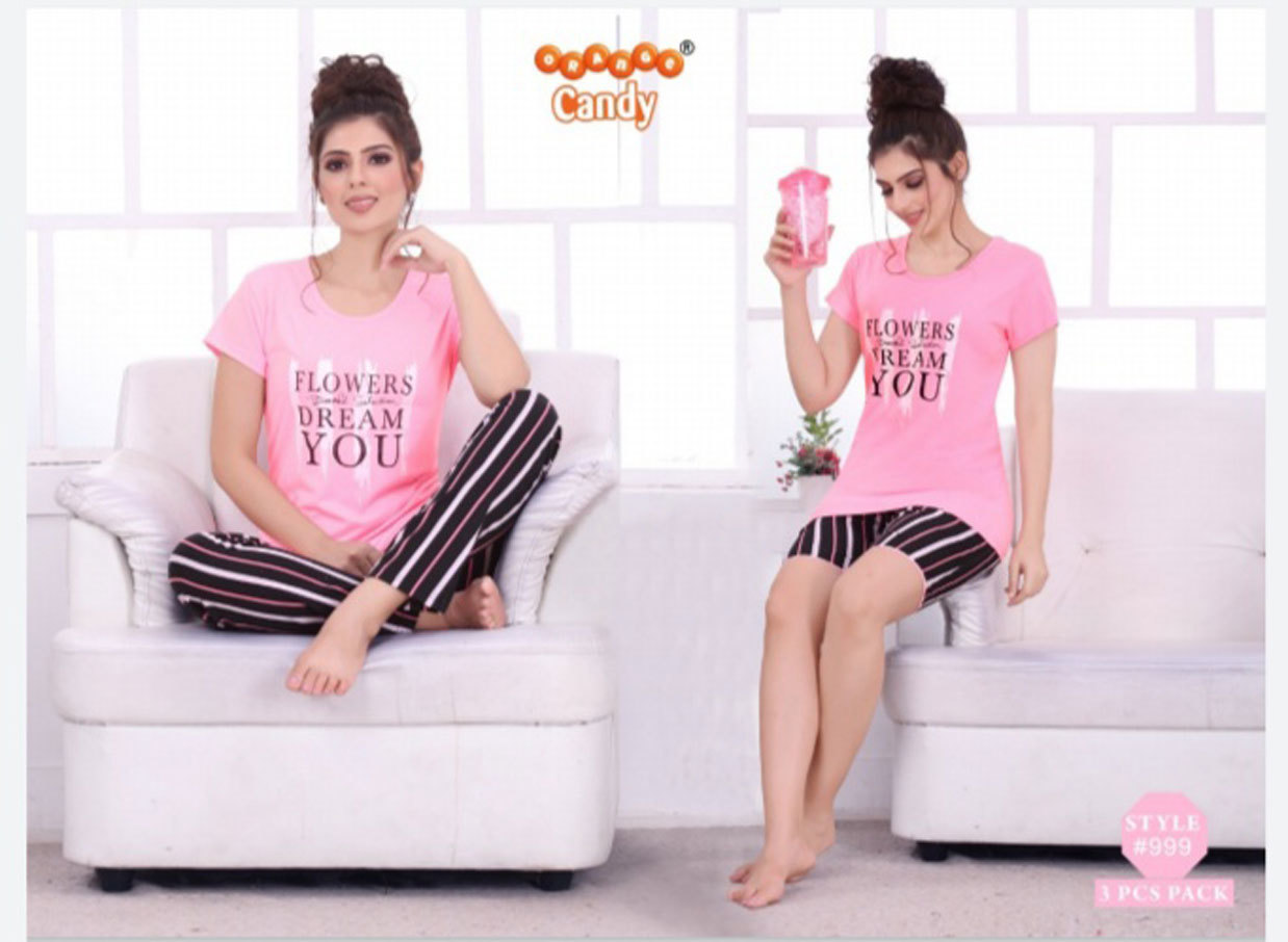 Vassu Batik Cotton Night Gown Nighty Collection