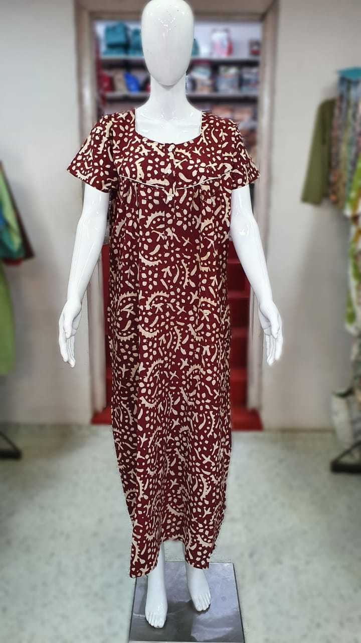 Vassu Batik Cotton Night Gown Nighty Collection