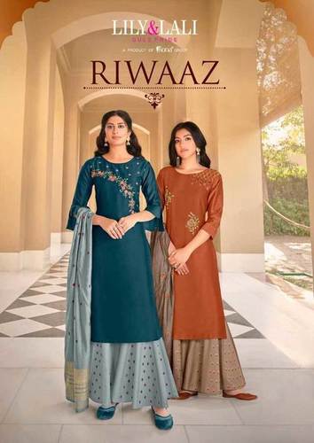 Riwaaz Handwork Kurti Catalogue Set Manufacturer