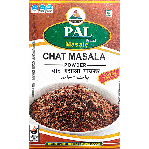 Chat Masala Powder - 100g, Brown Color, Powder Form | Shelf Life: 12 Months, Blended, Grade A, Ideal for Varied Chats