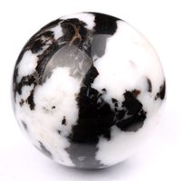 Zebra Black and White Sphere