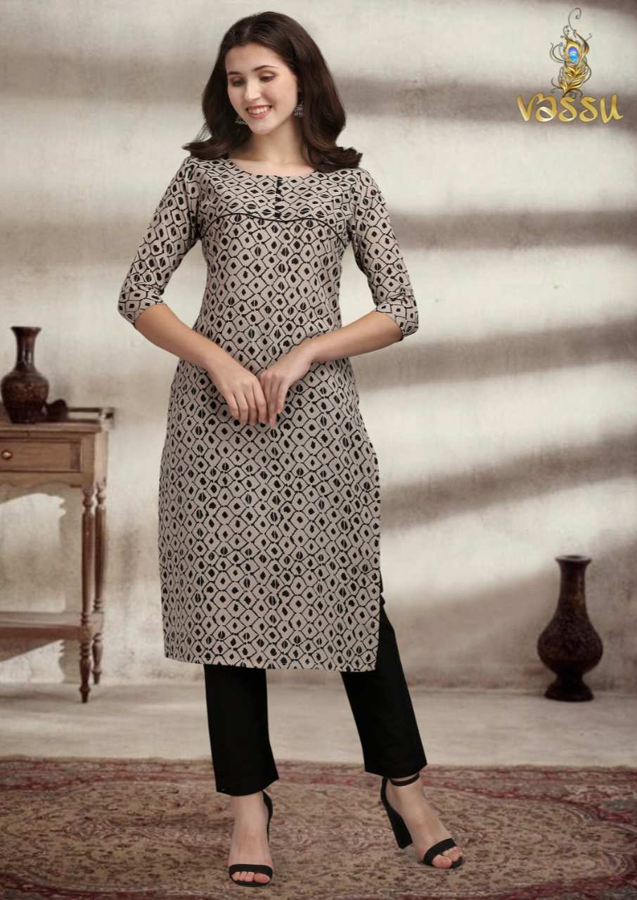 Emily Designer Rayon Women Kurti Catalogue Set